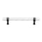 Gliderite Hardware 5-1/16 in. Center to Center Clear Acrylic Cabinet Pull Oil Rubbed Bronze 4718-128-ORB-1 - alternate 1